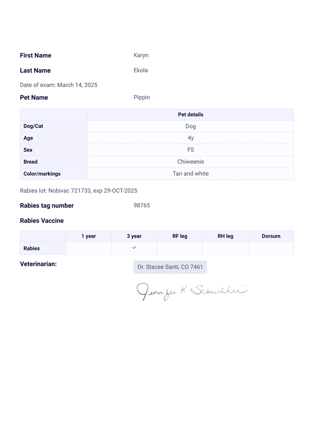 Rabies Certificate PDF Templates Jotform Rabies Certificate PDF Templates Jotform