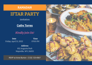Ramadan Invitation Template - PDF Templates