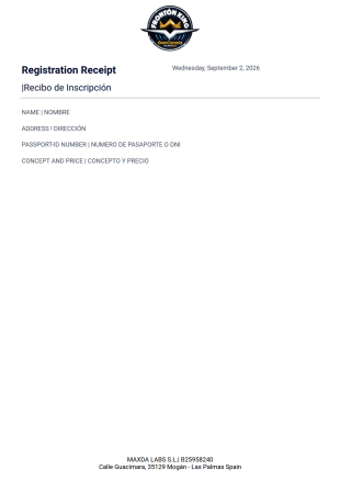 Receipt FK PDF Template