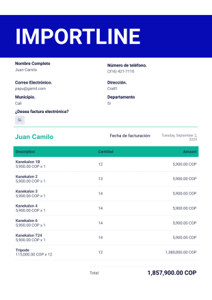 Recibo - PDF Templates