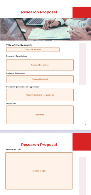 Research Proposal Template - Sign Templates