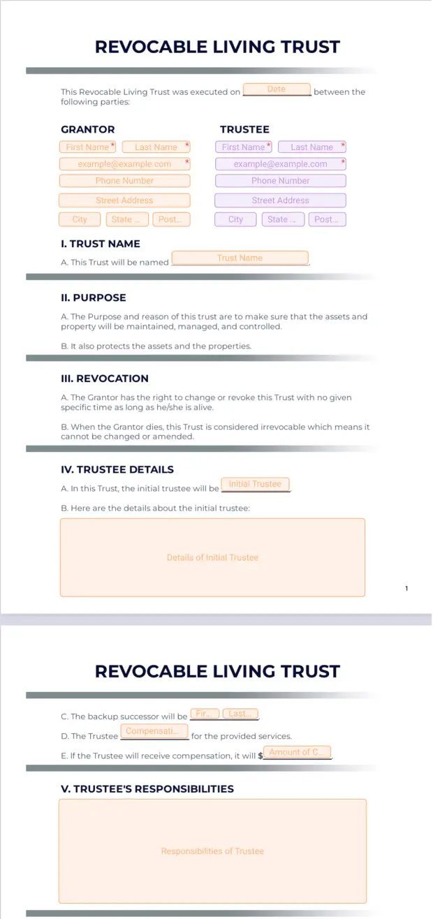 Revocable Living Trust