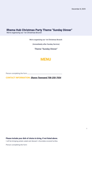 Rhema Hub - PDF Templates