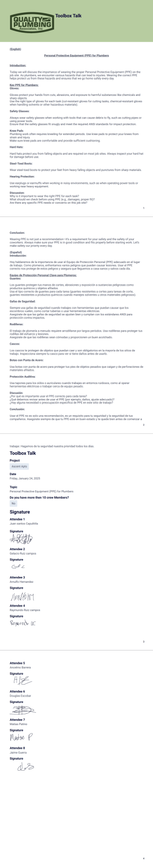 safety - PDF Templates