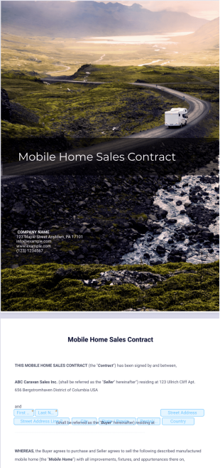 Sales Contract Template - Sign Templates