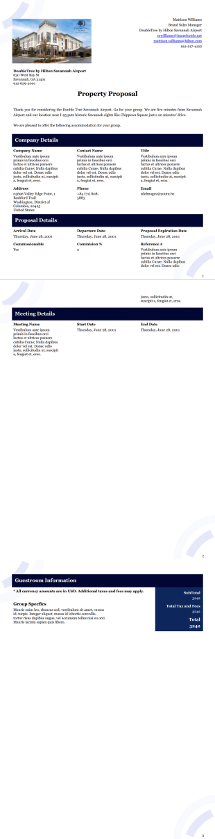 SAVAI Proposal PDF Template