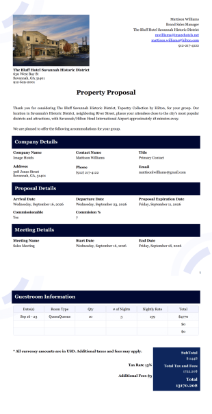 SAVBL Proposal PDF Template