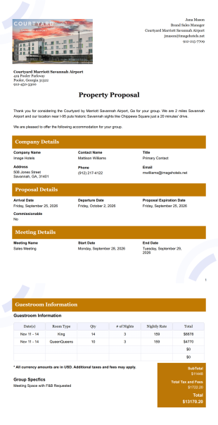 Savpo PDF Template