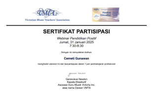 Sertifikat Webinar - PDF Templates