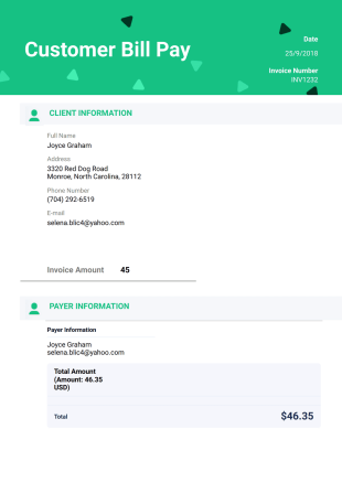 Simple Receipt Template - PDF Templates