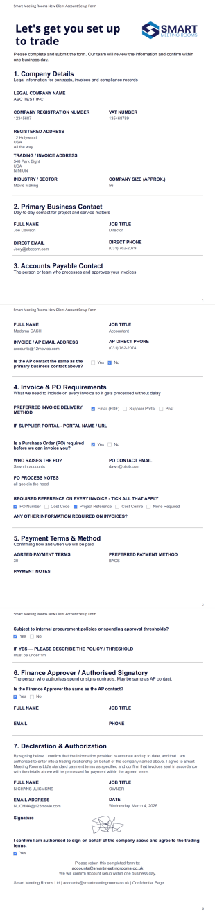 SMR Design PDF Template