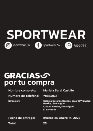 Sportwear - PDF Templates