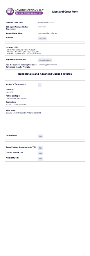 Standard PDF Template