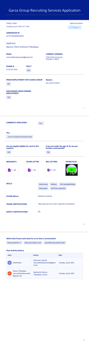 Submission PDF - PDF Templates
