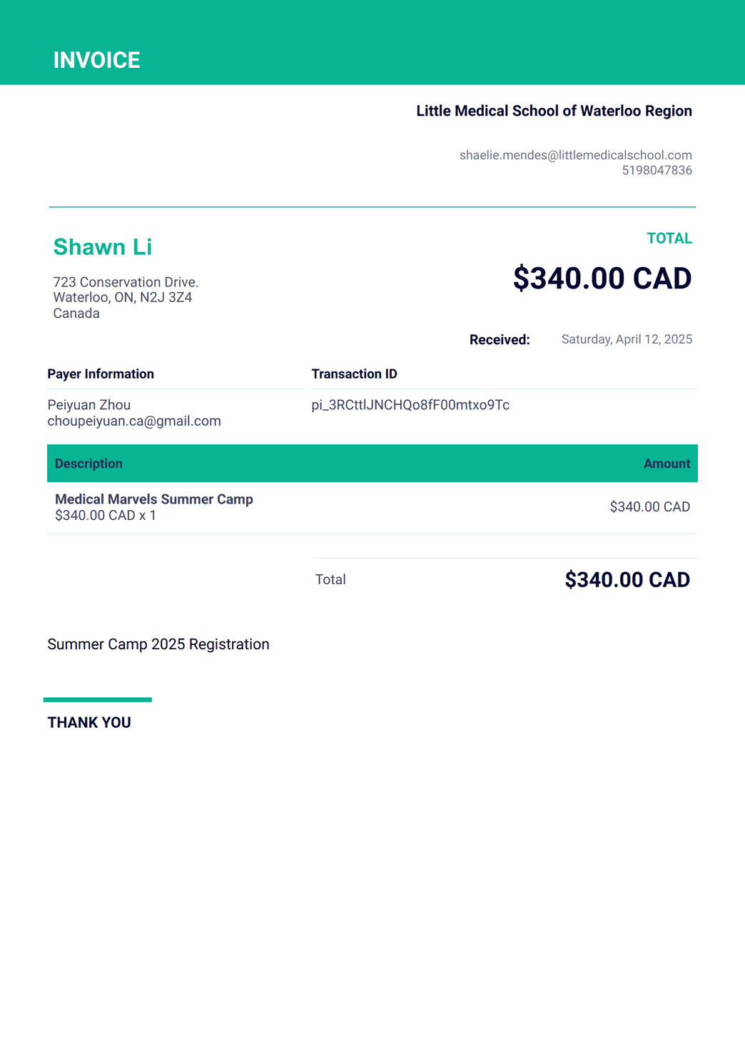 Summer Camp PDF Template | Jotform