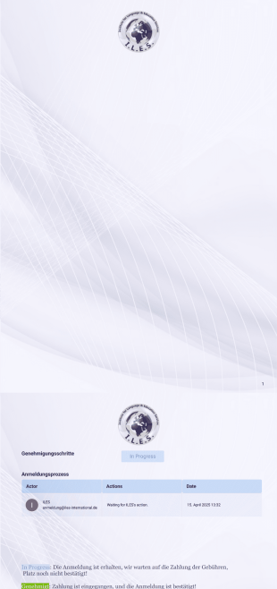 telc Anmeldebestätigung - PDF Templates