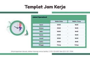 Templat Jam Kerja Template PDF