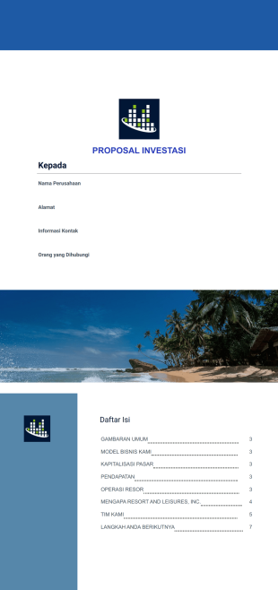 Templat Proposal Investasi - PDF Templates