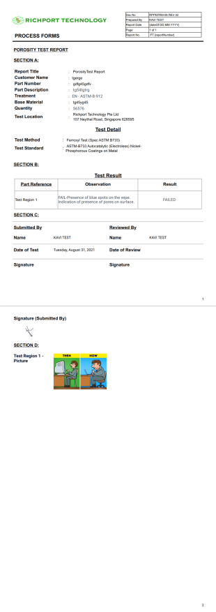 TEMPLATE for Reports - PDF Templates