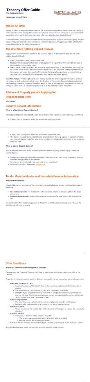 Tenancy Offer Guide HWJ PDF Template