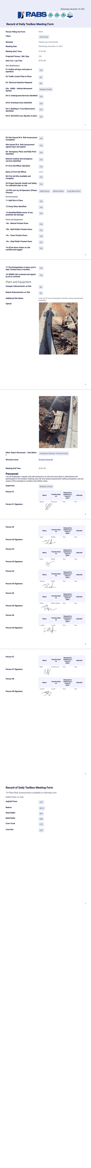 Toolbox PDF Template