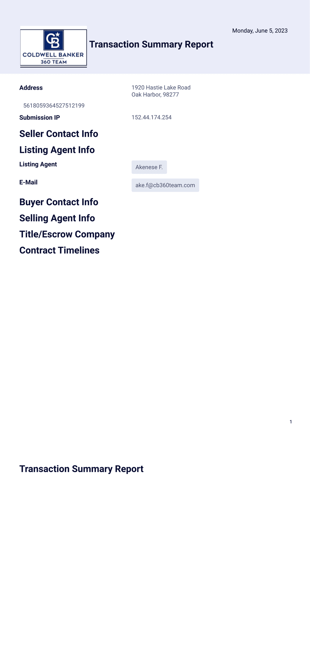 Example Of Transaction Summary Transaction Summary PDF Template | Jotform
