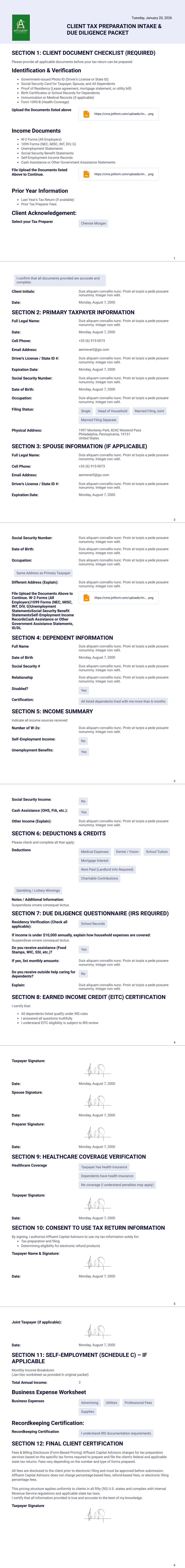 Seamless Web Form.pdf USA-Web Form PDF Template | Jotform