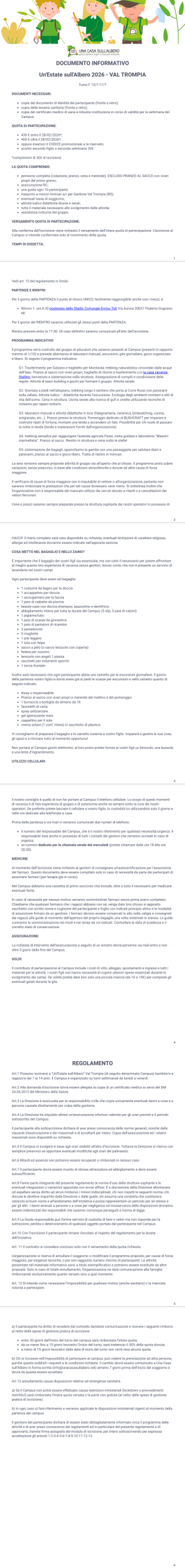 ValTrompia Programma PDF Template