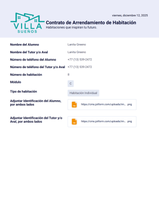 Villa Sueños - PDF Templates