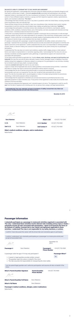 Waiver SouthSoundLitas PDF Template