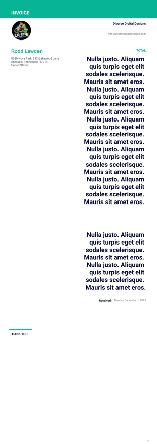 Website Intake Form - PDF Templates