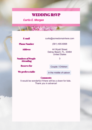 Wedding Ceremony Event Template - PDF Templates