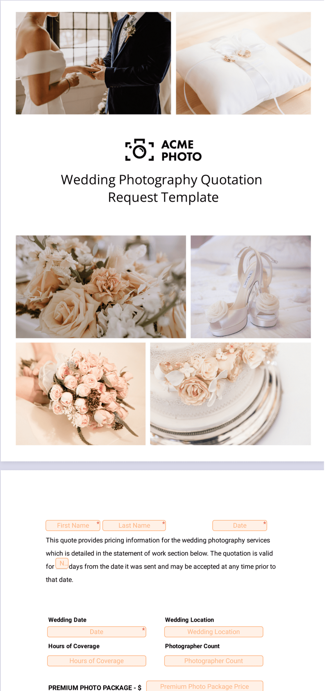 Wedding Photography Quotation Request Template - PDF Templates | Jotform wedding-photography-quotation-request-template-pdf-templates-jotform