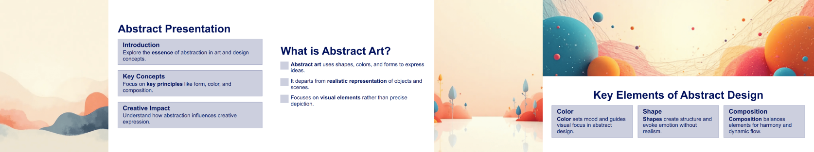 Abstract Presentation Template Thumbnail