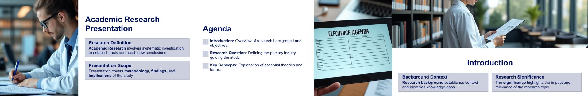 Academic Presentation Template Thumbnail