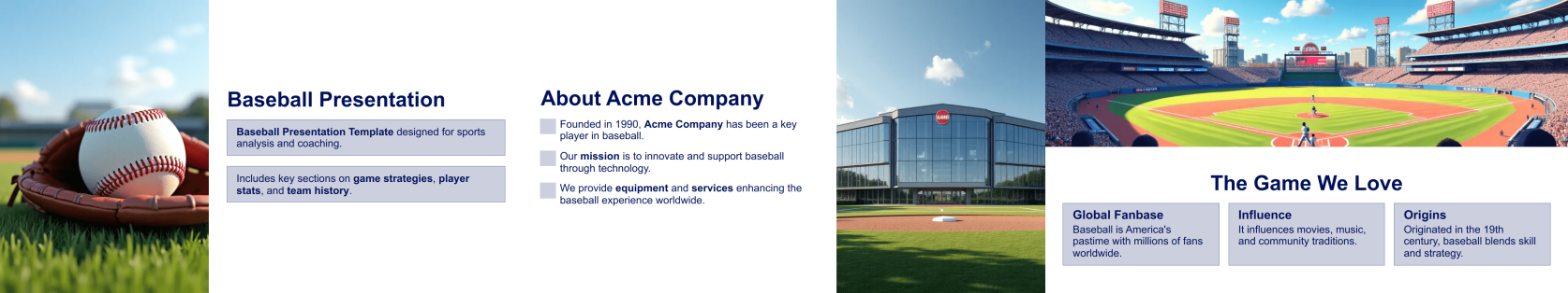 Baseball Presentation Template Thumbnail