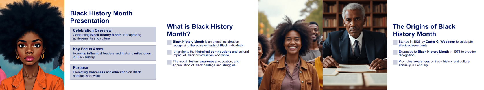 Black History Month Presentation Template Thumbnail