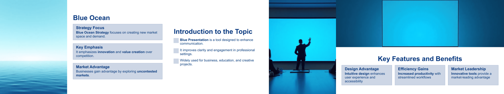 Blue Presentation Template Thumbnail