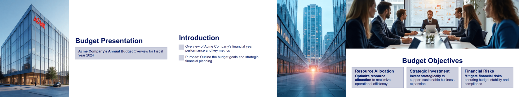 Budget Presentation Template Thumbnail