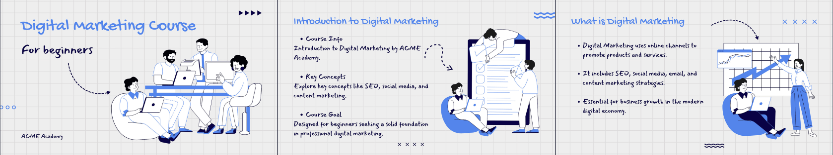 Course Presentation Template Thumbnail