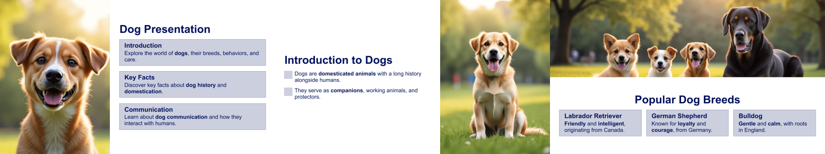 Dog Presentation Template Thumbnail
