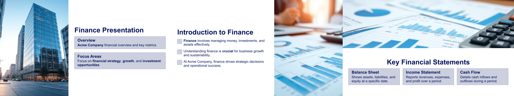 Finance Presentation Template Thumbnail