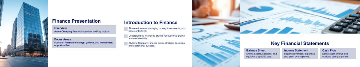 Financial Presentation Examples Pdf Finance Presentation Template | Jotform