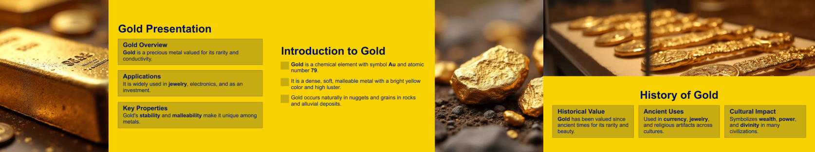Gold Presentation Template Thumbnail