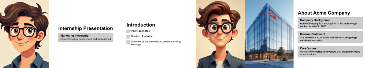 Internship Presentation Template | Jotform