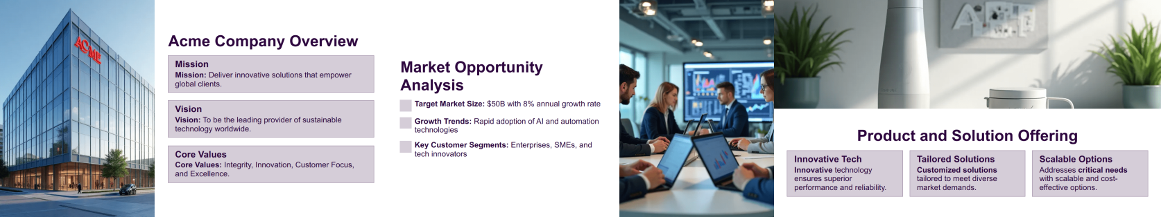 Investment Presentation Template Thumbnail