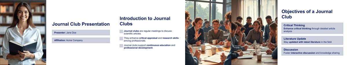Journal Club Presentation Template | Jotform