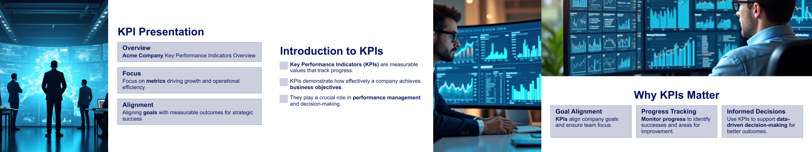 KPI Presentation Template Thumbnail