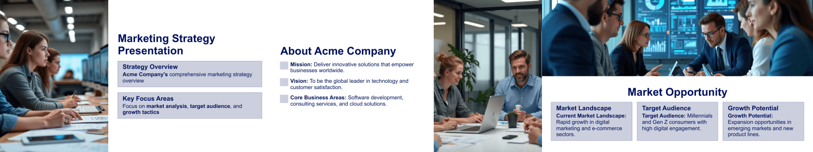 Marketing Strategy Presentation Template Thumbnail