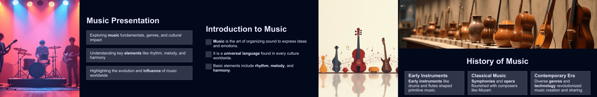 Music Presentation Template Thumbnail